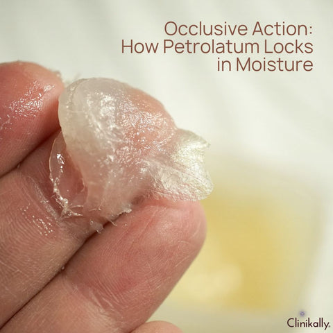 Occlusive Action: How Petrolatum Locks in Moisture