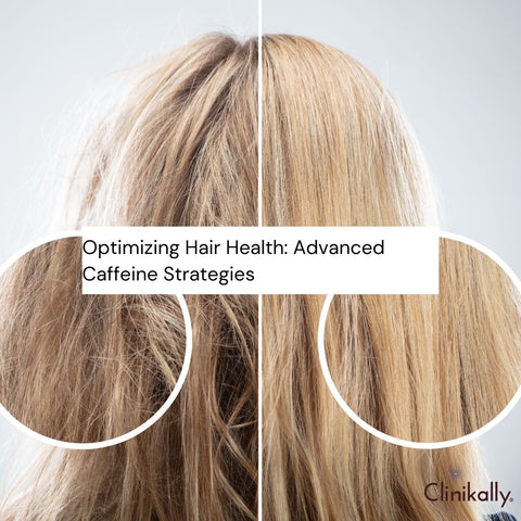 Frequency of caffeine application for hair