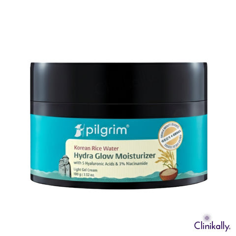 Pilgrim Korean Rice Water Hydra Glow Light Gel Cream Moisturizer