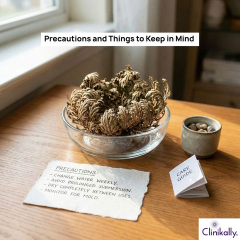 Precautions while using Rose of Jericho
