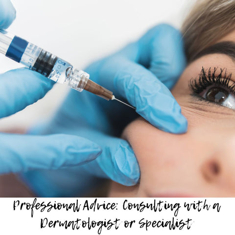 Professional Advice: Consulting with a Dermatologist or Specialist