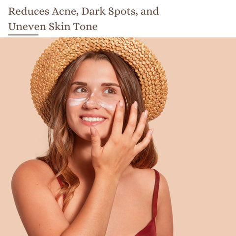 Reduces Acne, Dark Spots, and Uneven Skin Tone