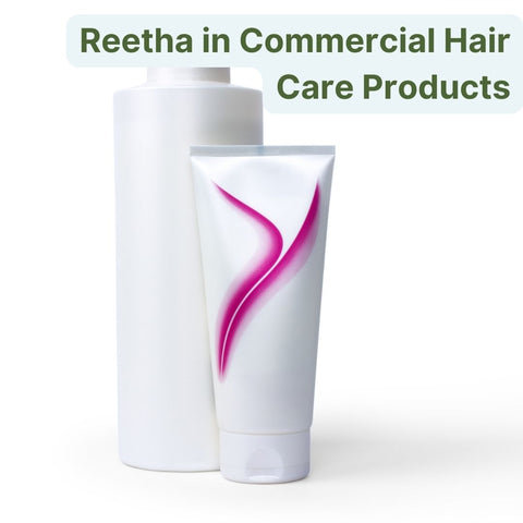 Reetha in Commercial Hair Care Products