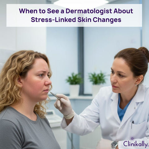 When to See a Dermatologist About Stress-Linked Skin Changes