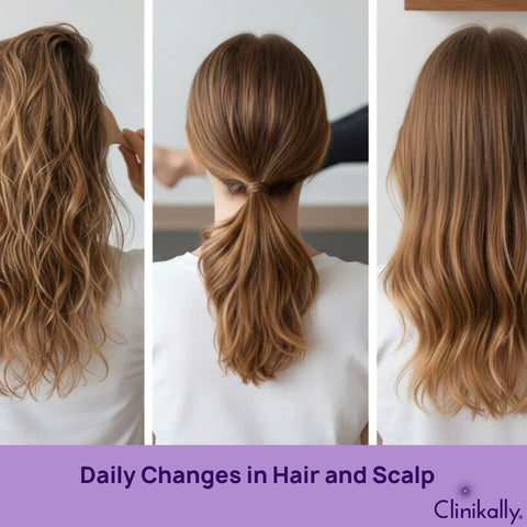 Daily Changes in Hair and Scalp