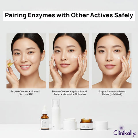Pairing Enzymes with Other Actives Safely