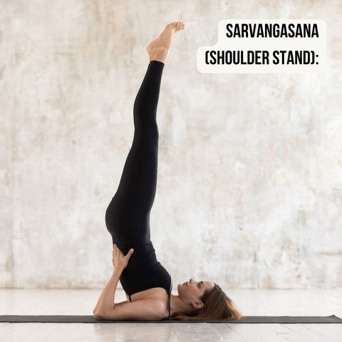 Sarvangasana (Shoulder Stand): Boosting Blood Flow to the Scalp