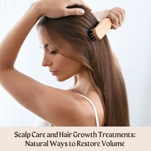 Scalp Care and Hair Growth Treatments: Natural Ways to Restore Volume