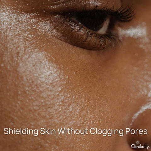 Shielding Skin Without Clogging Pores