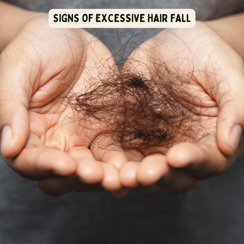 Signs of Excessive Hair Fall
