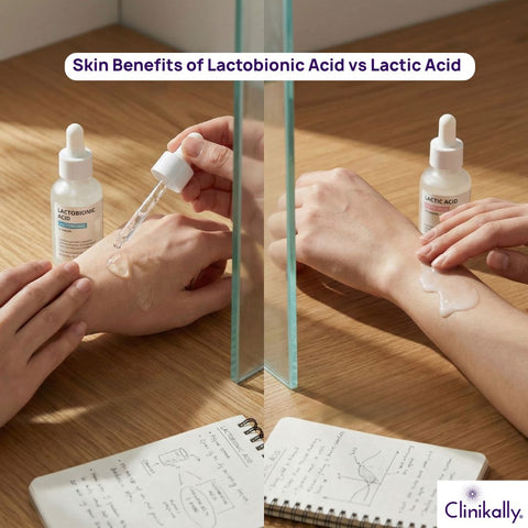 Skin Benefits of Lactobionic Acid vs Lactic Acid