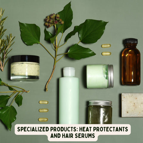Specialized Products: Heat Protectants and Hair Serums