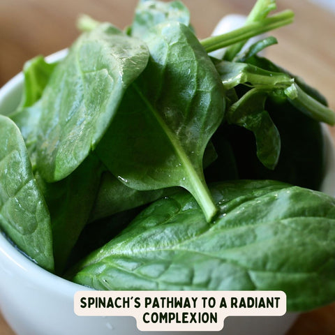 Spinach's Pathway to a Radiant Complexion