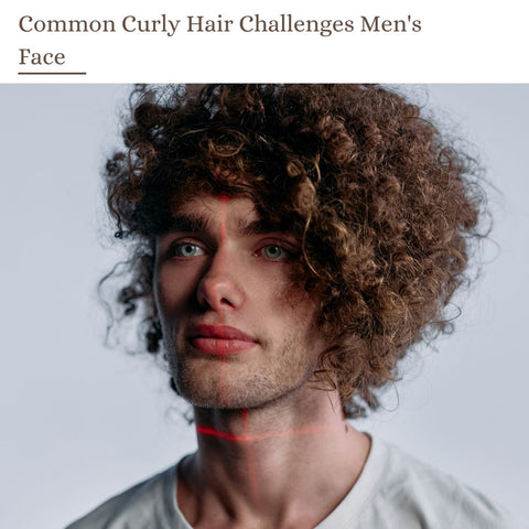 Common Curly Hair Challenges Men's Face
