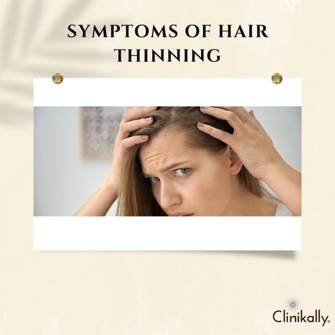 Symptoms of hair thinning