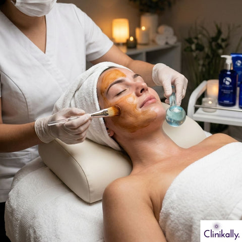facial treatment after exfoliation