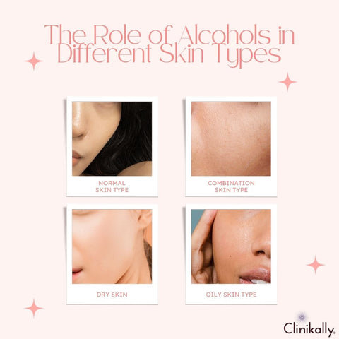 The Role of Alcohols in Different Skin Types