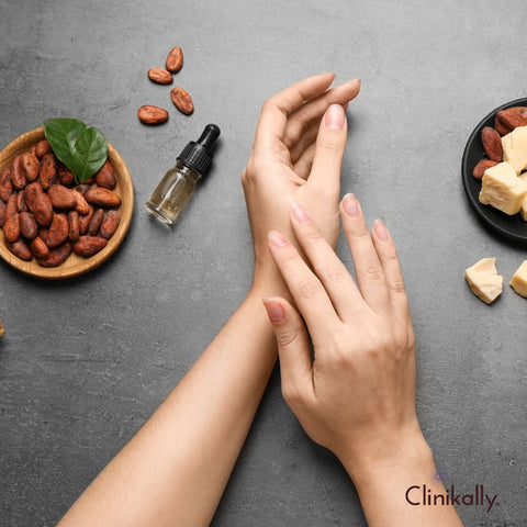 The role of cocoa butter oil in hydrating dry skin