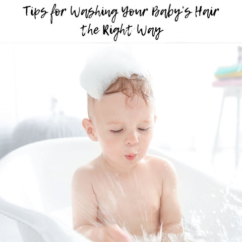 Tips for Washing Your Baby’s Hair the Right Way