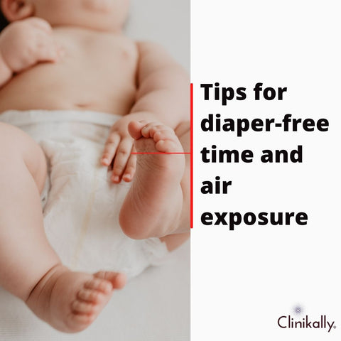 Tips for diaper-free time and air exposure