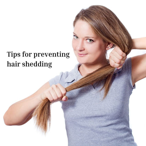 Tips for preventing hair shedding