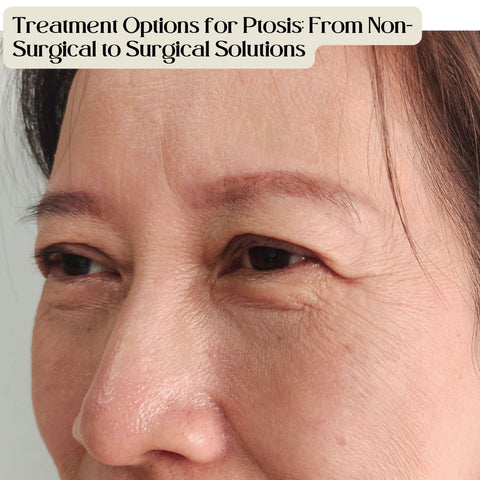Treatment Options for Ptosis: From Non-Surgical to Surgical Solutions