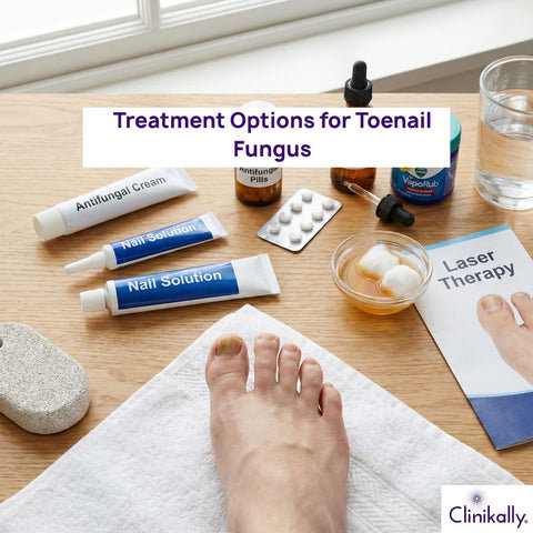 Various types of treatment options for toenail fungal infection