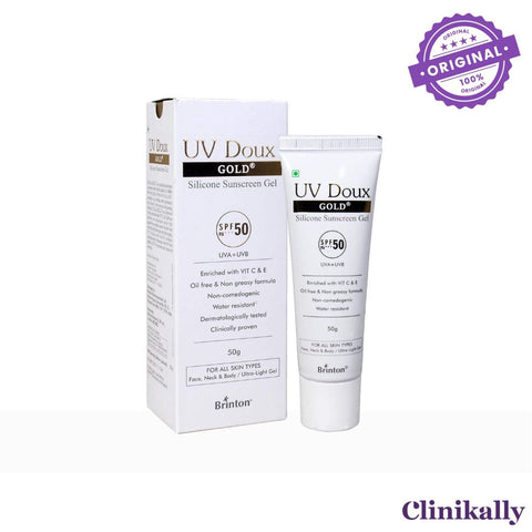 UV Doux Gold Silicone Sunscreen Gel SPF 50 PA+++