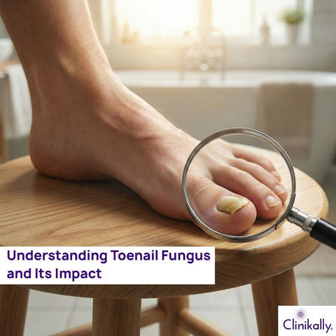 A foot with toenail fungus