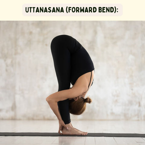 Uttanasana (Forward Bend): Stimulating Scalp and Hair Follicle Health