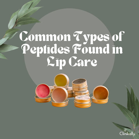 Common Types of Peptides Found in Lip Care
