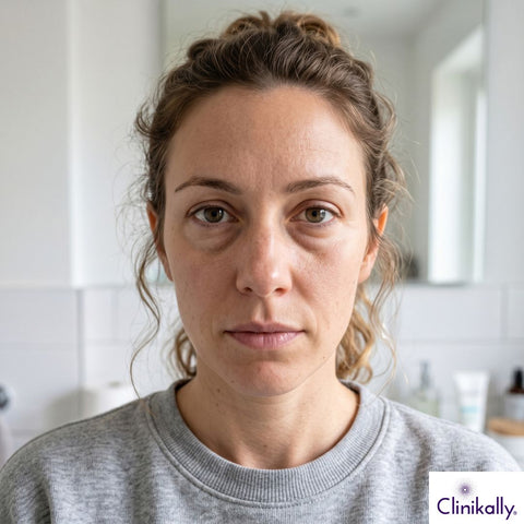 Under-eye looks after puffiness