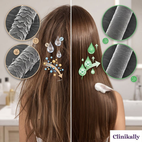 Hair mask repairing dry damaged hair