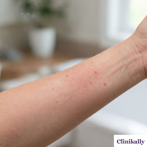 Sensitive skin with redness and irritation