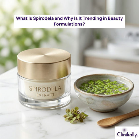 A cream containing Spirodela