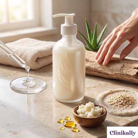 Moisturizing body wash with nourishing ingredients for dry skin