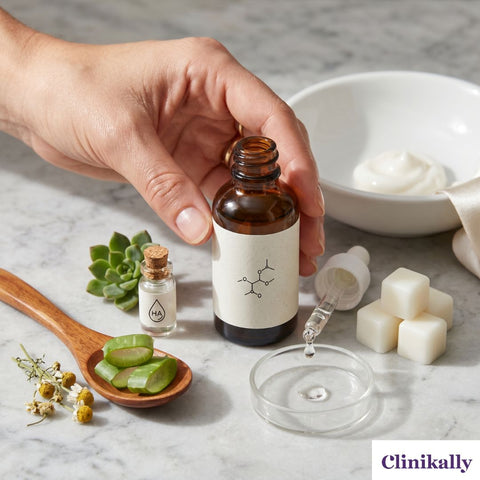 Niacinamide serum with hydrating natural skincare ingredients