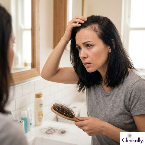 Hair loss and thinning signs