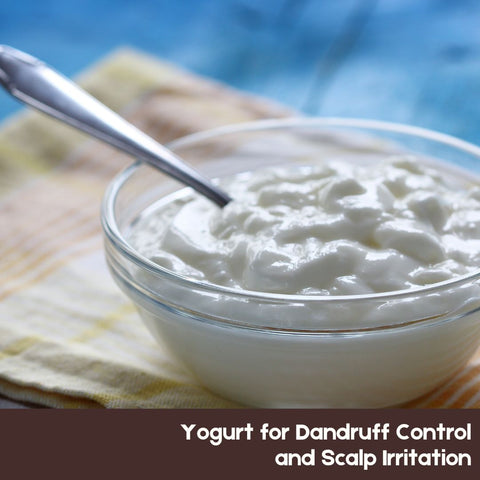 Yogurt for Dandruff Control and Scalp Irritation