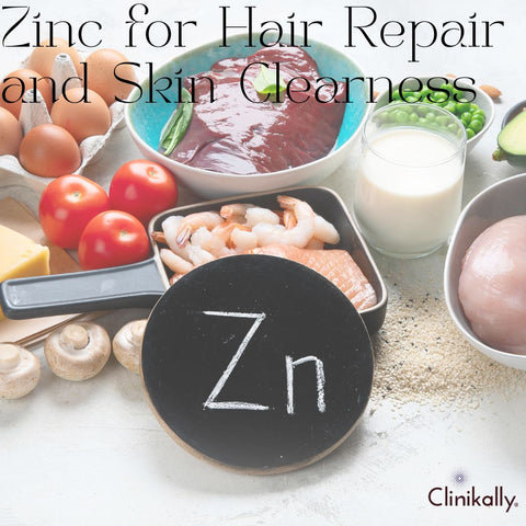Zinc for Hair Repair and Skin Clearness