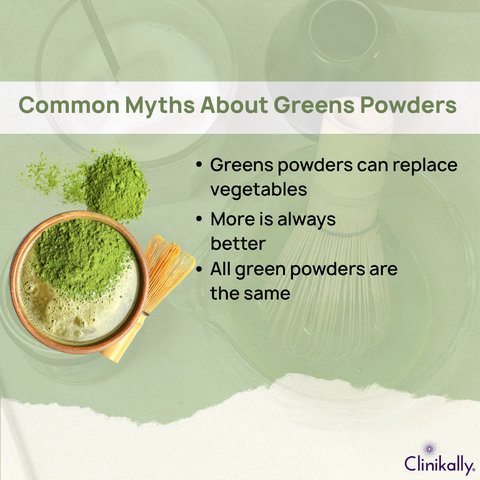 Common Myths About Greens Powders