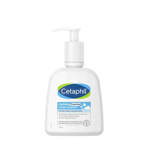 Cetaphil Hydrating Foaming Cream Cleanser