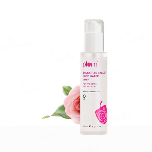 Plum Bulgarian Valley Rose Water Face Toner With Hyaluronic Acid