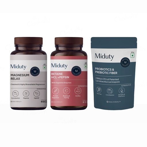 Miduty Constipation Supplement Bundle