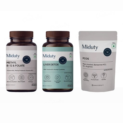 Miduty PCOD/PCOS Supplement Bundle