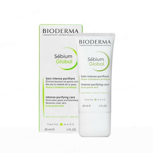 Bioderma Sebium Global Moisturizer For Oily Acne-Prone Skin