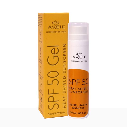 Aveil SPF 50 Gel Heat Shield Sunscreen