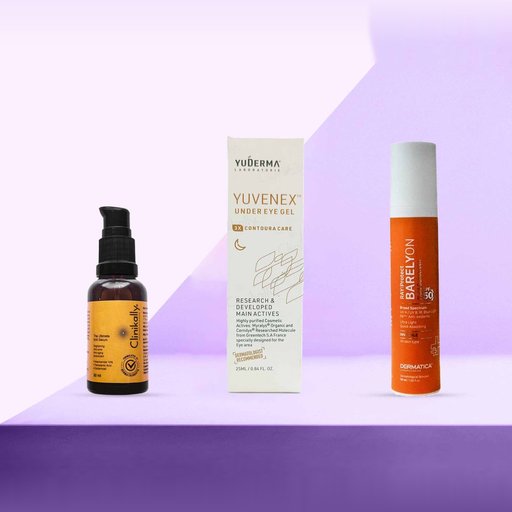 Anti-Ageing Kit: Clinikally, Dermatica and Yuderma