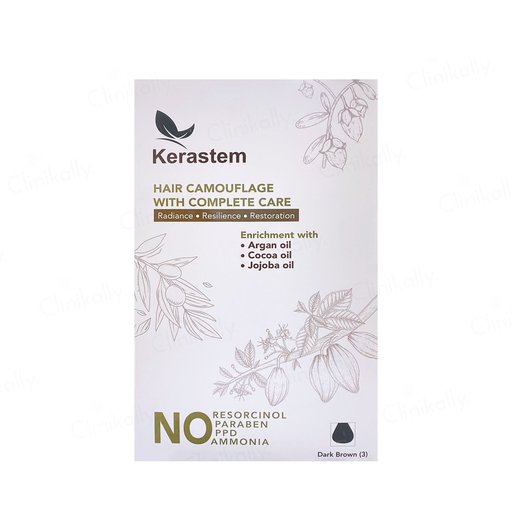 Kerastem Hair Color 3 Dark Brown