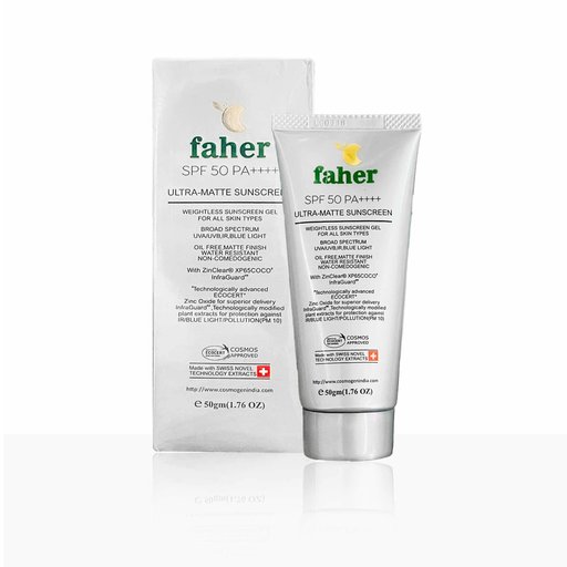 Faher Ultra Matte Sunscreen SPF 50 PA+++